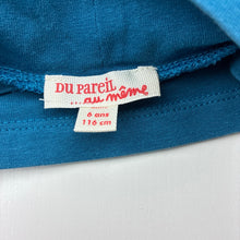 Load image into Gallery viewer, Girls Du Pareil Au Meme, long sleeve skivvy, fox, EUC, size 6,