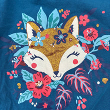 Load image into Gallery viewer, Girls Du Pareil Au Meme, long sleeve skivvy, fox, EUC, size 6,