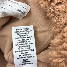 Load image into Gallery viewer, Unisex Target, brown zip fleece faux fur jacket, EUC, size 5,