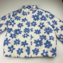 Load image into Gallery viewer, Girls Target, floral zip fleece jacket, GUC, size 12,