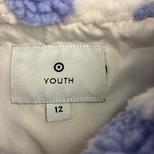 Load image into Gallery viewer, Girls Target, floral zip fleece jacket, GUC, size 12,
