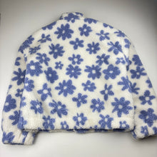 Load image into Gallery viewer, Girls Target, floral zip fleece jacket, GUC, size 12,