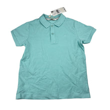 Load image into Gallery viewer, Boys MNG, aqua cotton polo top, NEW, size 5-6,