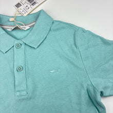 Load image into Gallery viewer, Boys MNG, aqua cotton polo top, NEW, size 5-6,