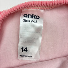Load image into Gallery viewer, Girls Anko, pink swim one-piece, EUC, size 14,