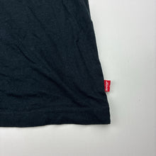 Load image into Gallery viewer, Unisex Levis, black cotton t-shirt, EUC, size 12-13,