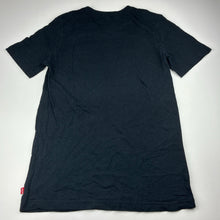 Load image into Gallery viewer, Unisex Levis, black cotton t-shirt, EUC, size 12-13,