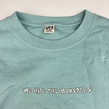 Load image into Gallery viewer, Unisex Uniqlo, aqua cotton sweater, Labubu, EUC, size 11-12,