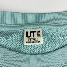 Load image into Gallery viewer, Unisex Uniqlo, aqua cotton sweater, Labubu, EUC, size 11-12,