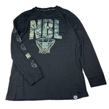 Load image into Gallery viewer, Boys NBL, long sleeve t-shirt, basketball, EUC, size 14,