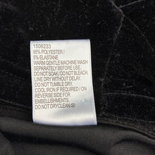 Load image into Gallery viewer, Girls Miss Mango, black cropped velour zip hoodie, GUC, size 14,