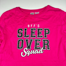 Load image into Gallery viewer, Girls Anko, pink cotton pyjama top, sleepover, EUC, size 16,