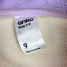 Load image into Gallery viewer, Girls Anko, zip fleece sweater, GUC, size 9,