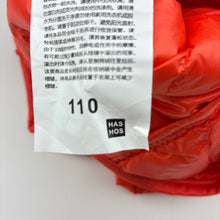 Load image into Gallery viewer, Unisex HAS HOS, orange down filled zip puffer vest, EUC, size 5,