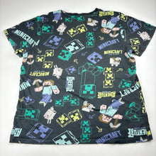 Load image into Gallery viewer, Boys Minecraft, Steve cotton pyjama top, GUC, size 14,