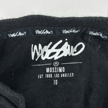Load image into Gallery viewer, Boys Mossimo, black cotton long sleeve t-shirt, wash fade, FUC, size 10,