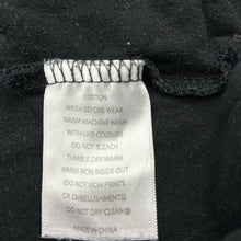 Load image into Gallery viewer, Boys Mossimo, black cotton long sleeve t-shirt, wash fade, FUC, size 10,
