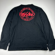 Load image into Gallery viewer, Boys Mossimo, black cotton long sleeve t-shirt, wash fade, FUC, size 10,