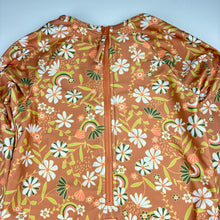 Load image into Gallery viewer, Girls Roxy Girl, floral zip long sleeve swim one-piece, GUC, size 14,