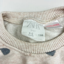 Load image into Gallery viewer, Unisex Zara, fleece lined sweater, polka dots, GUC, size 4-5,