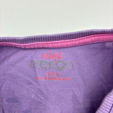 Load image into Gallery viewer, Girls Mango, purple cotton t-shirt, FUC, size 4,