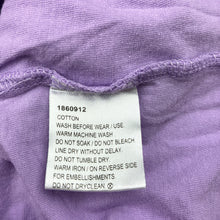 Load image into Gallery viewer, Girls Mango, purple cotton t-shirt, FUC, size 4,