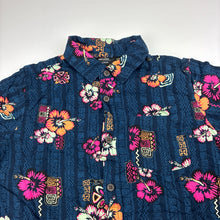 Load image into Gallery viewer, Boys RIP CURL, tropical print short sleeve shirt, EUC, size 7-8,