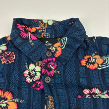 Load image into Gallery viewer, Boys RIP CURL, tropical print short sleeve shirt, EUC, size 7-8,