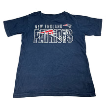 Load image into Gallery viewer, Boys NFL, New England Patriots navy cotton t-shirt, GUC, size 4-5,