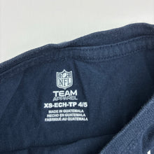 Load image into Gallery viewer, Boys NFL, New England Patriots navy cotton t-shirt, GUC, size 4-5,