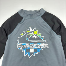 Load image into Gallery viewer, Boys Quiksilver, long sleeve rashie top, GUC, size 6,