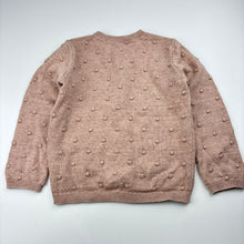 Load image into Gallery viewer, Girls H&amp;M, pink organic cotton knit cardigan, GUC, size 3,