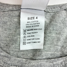 Load image into Gallery viewer, Unisex Qantas, cotton blend Christmas pyjama top, EUC, size 4,