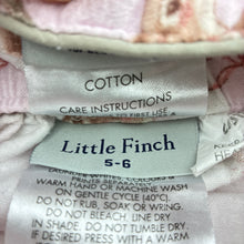 Load image into Gallery viewer, Girls Little Finch, flannel cotton pyjama set, rabbit, GUC, size 5-6,