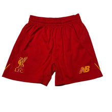 Load image into Gallery viewer, Boys New Balance, Liverpool F.C. red sports shorts, elasticated, FUC, size 6,