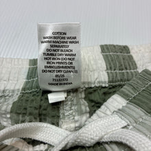 Load image into Gallery viewer, Boys Target, check cotton shorts, elasticated, GUC, size 3,