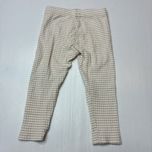 Load image into Gallery viewer, Unisex Dymples, striped stretch organic cotton leggings, elasticated, GUC, size 1,