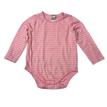 Load image into Gallery viewer, Girls Anko, pink stretch cotton long sleeve bodysuit, EUC, size 1,