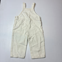 Load image into Gallery viewer, Unisex Seed, cream denim heritage overalls, EUC, size 1,