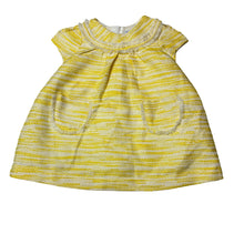 Load image into Gallery viewer, Girls Mayoral, cotton lined woven dress, EUC, size 0-1, L: 40cm
