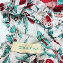 Load image into Gallery viewer, Girls anokhi koki, floral cotton dress, EUC, size 1, L: 42cm