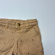 Load image into Gallery viewer, Boys Milky, tan cotton blend shorts, adjustable, FUC, size 1,