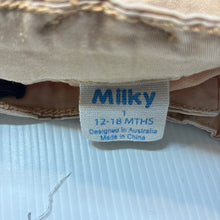 Load image into Gallery viewer, Boys Milky, tan cotton blend shorts, adjustable, FUC, size 1,