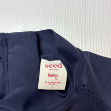 Load image into Gallery viewer, Unisex Seed, navy rashie suit, sun, EUC, size 1,