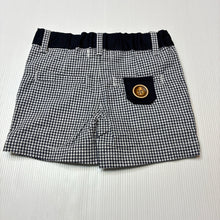 Load image into Gallery viewer, Boys Love Henry, check cotton shorts, adjustable, EUC, size 0,