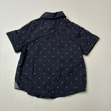 Load image into Gallery viewer, Boys Target, navy cotton short sleeve shirt, EUC, size 1,