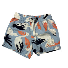 Load image into Gallery viewer, Boys Country Road, cotton blend board shorts, elasticated, pelicans, GUC, size 0,