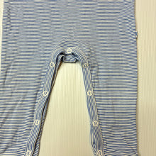 Load image into Gallery viewer, Unisex Marquise, striped cotton romper, EUC, size 0,