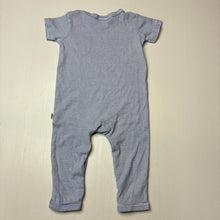 Load image into Gallery viewer, Unisex Marquise, striped cotton romper, EUC, size 0,