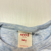 Load image into Gallery viewer, Boys Seed, blue bodysuit, applique boat, FUC, size 00,